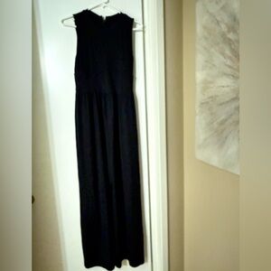 Cider Black sleeveless wide leg jumpsuit